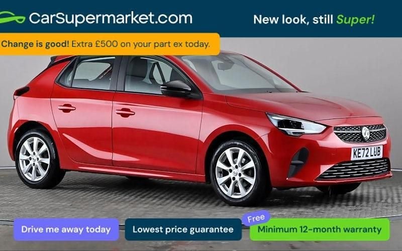 Used Vauxhall Corsa Design Edition 75 HP (55 kW) 2023 Red Hatchback
