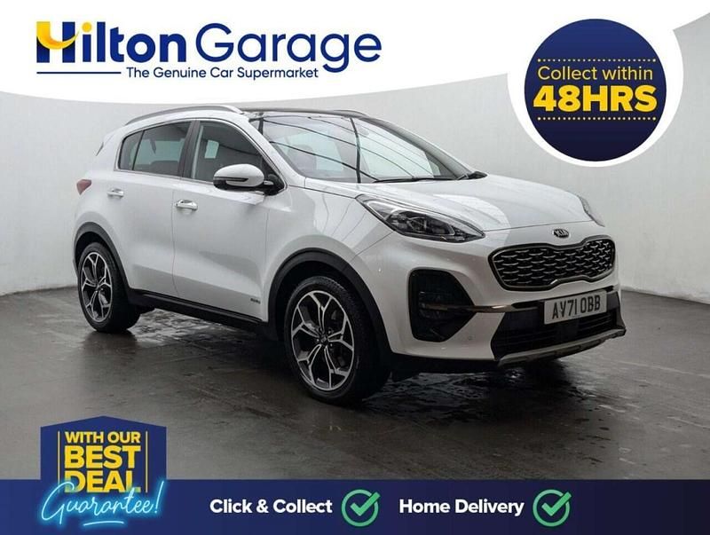 Used Kia Sportage GT-Line S 136 HP (100 kW) 2021 White SUV