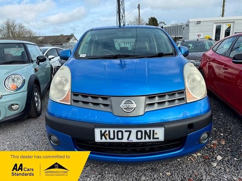 Begagnad Nissan Note SE 2007 Blå Halvkombi