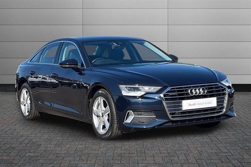 Used Audi A6 Sport 265 HP (194 kW) 2022 Firmament blue Sedan