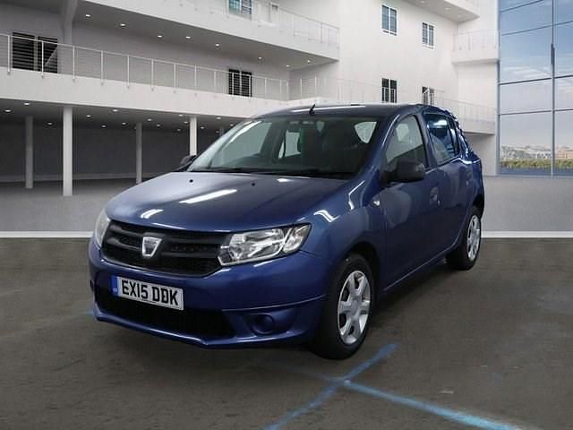 Used Dacia Sandero Ambiance 75 HP (55 kW) 2015 Blue Hatchback