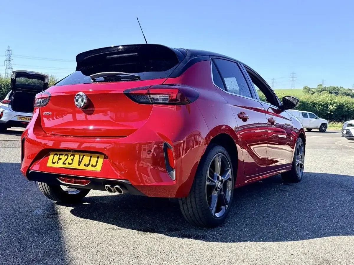 Used Vauxhall Corsa Ultimate 128 HP (94 kW) 2023 Red Hatchback
