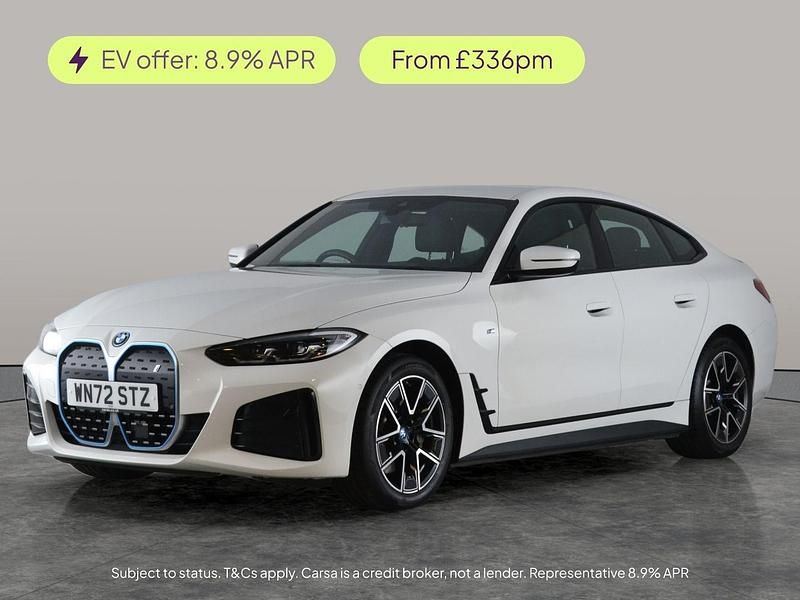 White Used 2022 BMW i4 M Sport Sedan | £23,008 (Good price) - Image 1/2