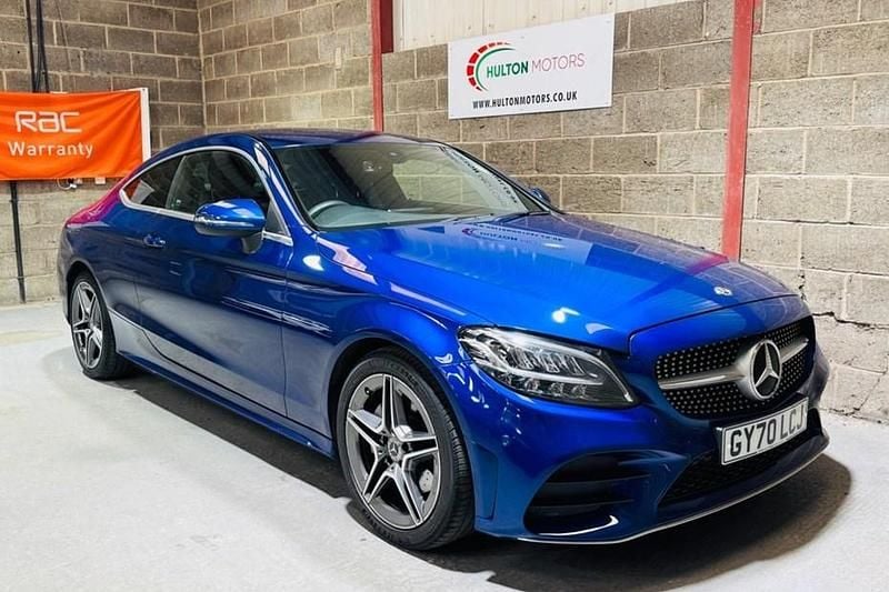 Blue Used 2020 Mercedes C200 AMG line Coupe | £15,490 (Fair price) - Image 1/1