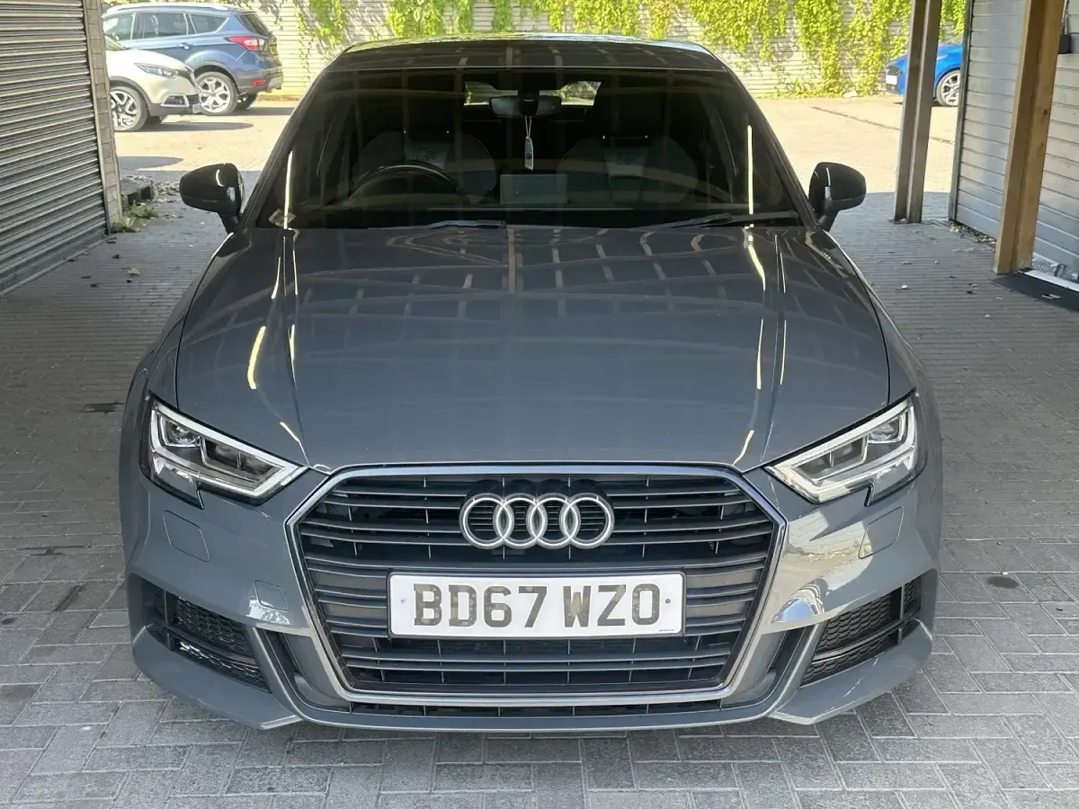 Used Audi A3 Black Edition 150 HP (110 kW) 2017 Grey Sedan