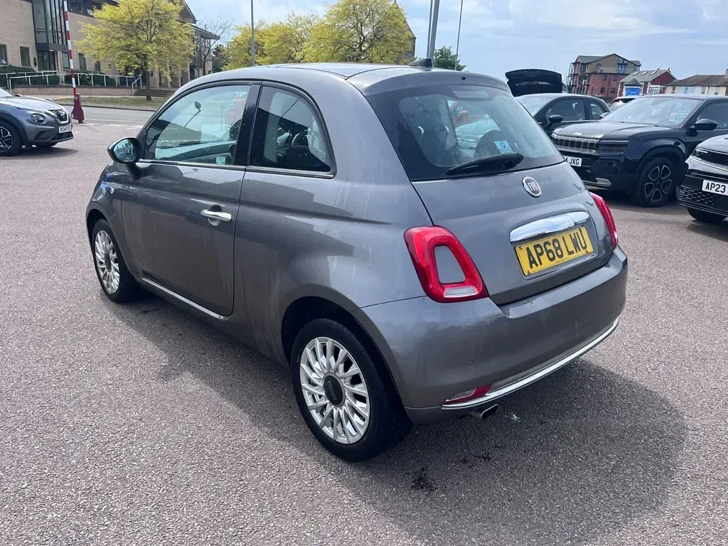 Used Fiat 500 Lounge 69 HP (50 kW) 2019 Electroclash grey Hatchback