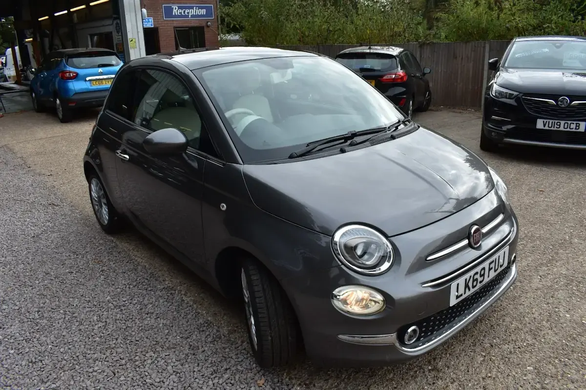 Used Fiat 500 Lounge 69 HP (50 kW) 2020 Grey Hatchback
