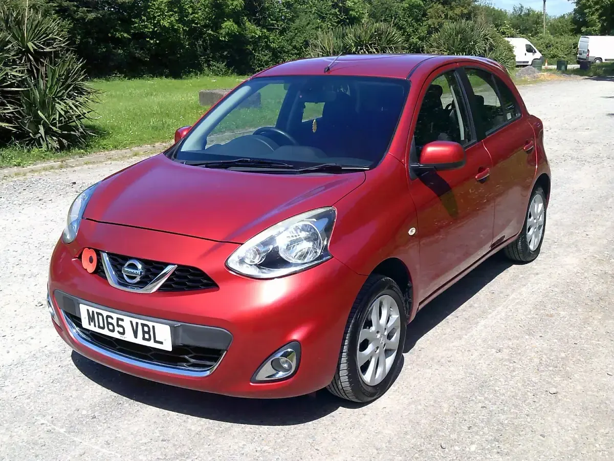 Used Nissan Micra 2015 Red Hatchback