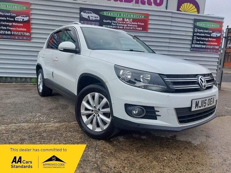 White Used 2015 VW Tiguan Match SUV | £6,690 (Super price) - Image 1/4
