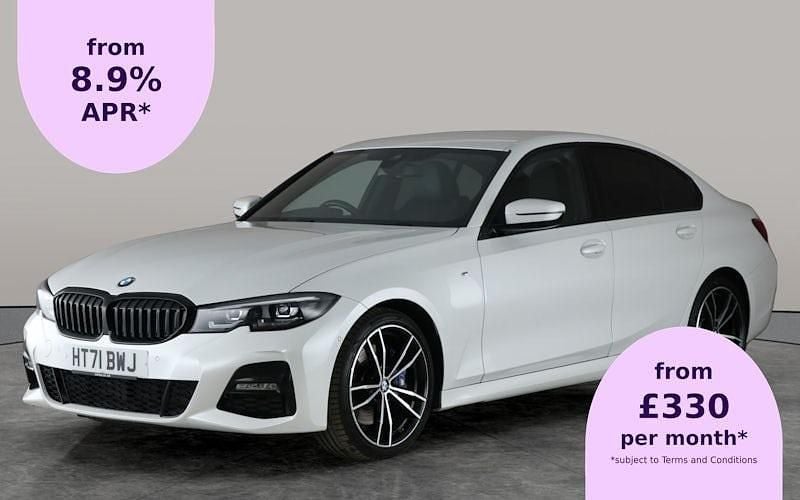 White Used 2021 BMW 320 M Sport Sedan | £22,144 (Fair price) - Image 1/2