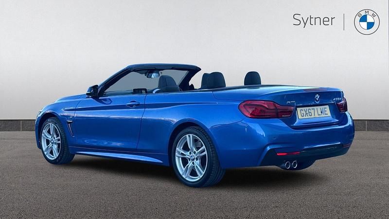 Used BMW 435 M Sport 313 HP (230 kW) 2017 Blue Cabriolet