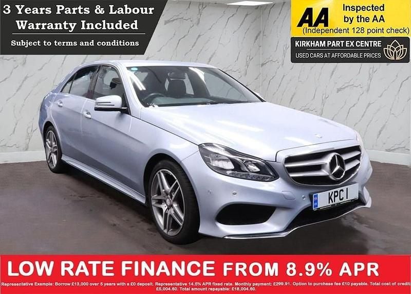 Silver Used 2013 Mercedes E220 AMG Sedan | £10,000 (Fair price) - Image 1/4