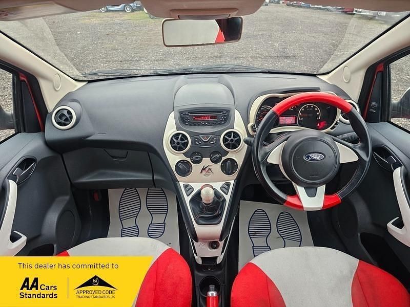 Used Ford Ka 69 HP (50 kW) 2010 Red Hatchback