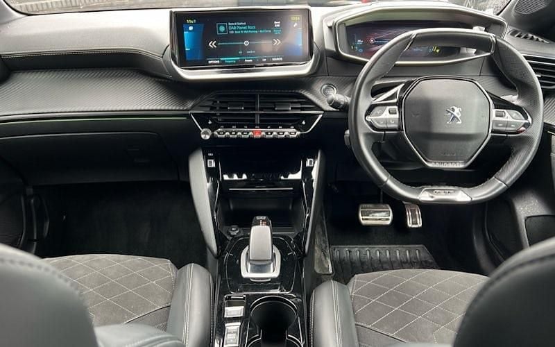 Used Peugeot e-208 Premium 100 kW (136 HP) 2022 Blue Hatchback