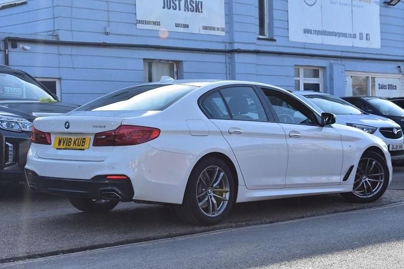 Used BMW 520 M Sport 2018 White Sedan