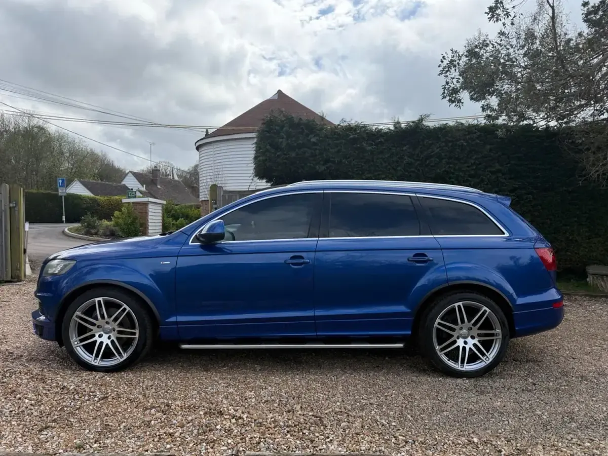 Begagnad Audi Q7 S-Line 2011 Blå SUV