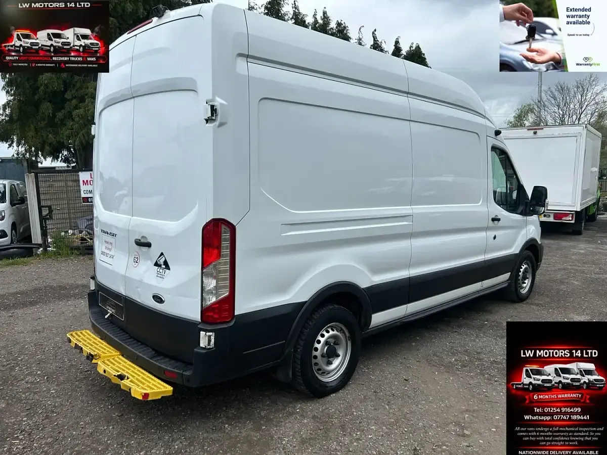Used Ford Transit 130 HP (95 kW) 2021 White Van