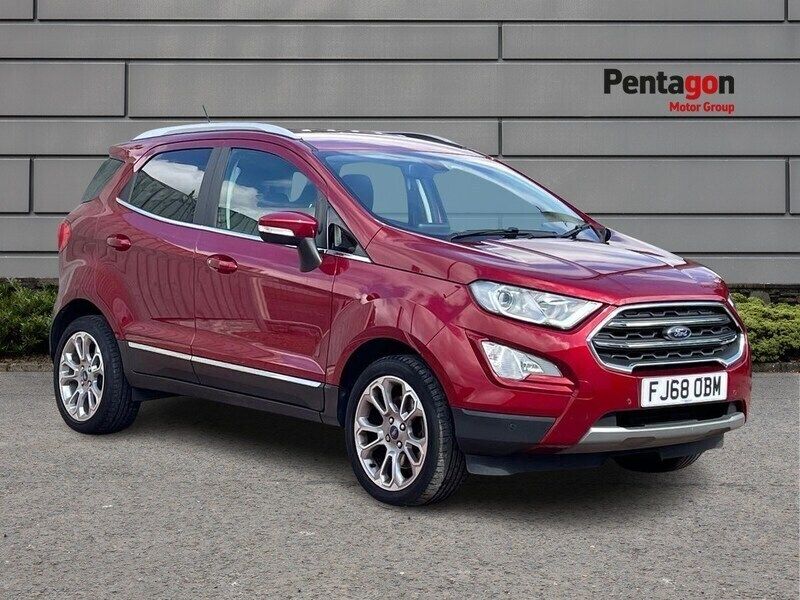 Red Used 2019 Ford Ecosport Titanium SUV | £12,295 (Fair price) - Image 1/3