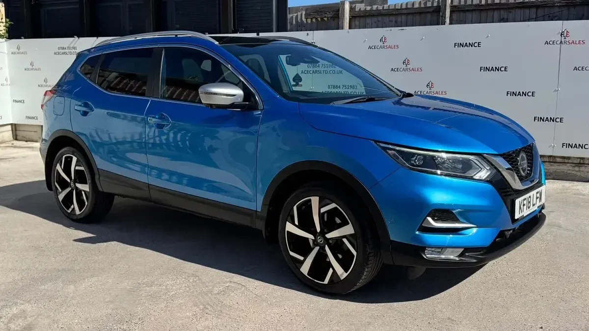 Used Nissan Qashqai Tekna+ 130 HP (95 kW) 2018 Blue SUV