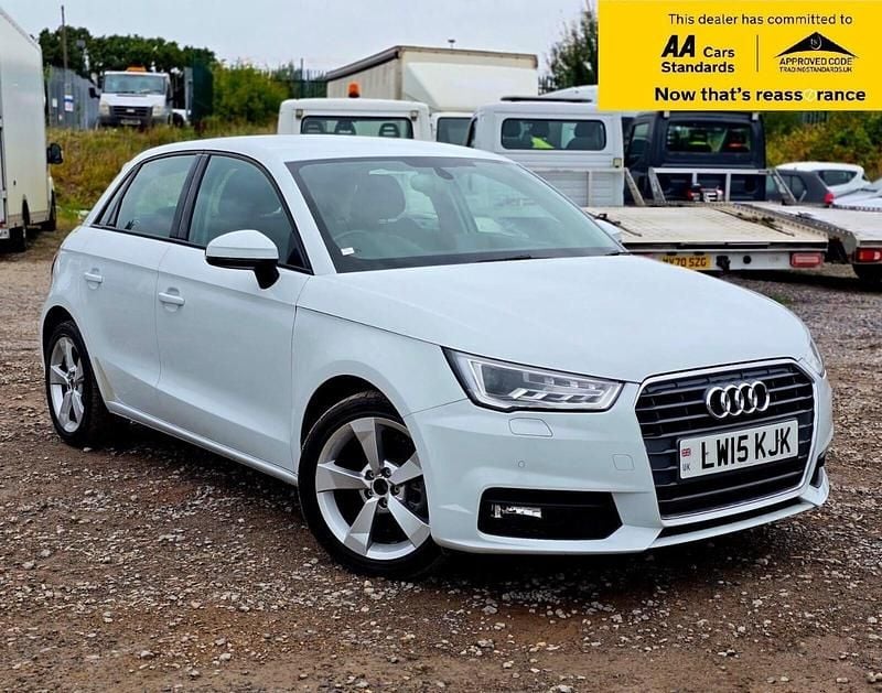 White Used 2015 Audi A1 Sportback Sport Hatchback | £9,988 (Good price) - Image 1/4