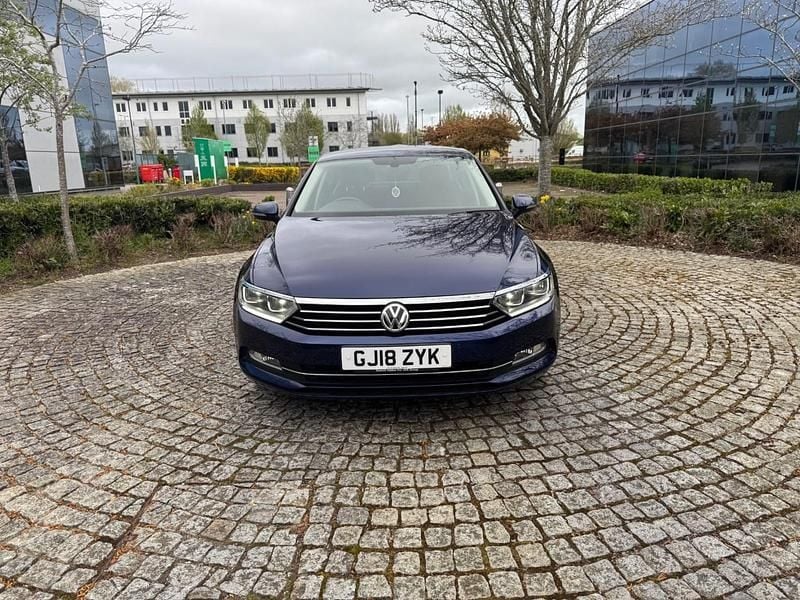 Used VW Passat Business 150 HP (110 kW) 2018 Blue Sedan