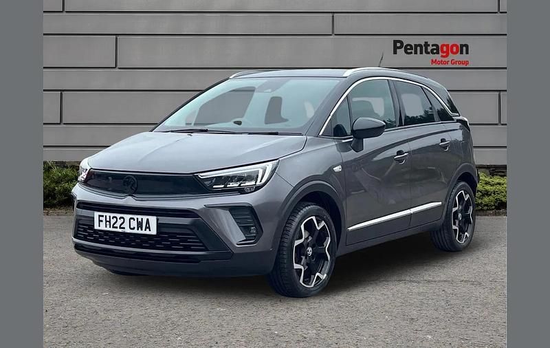 Used Vauxhall Crossland Ultimate 130 HP (95 kW) 2022 Grey SUV