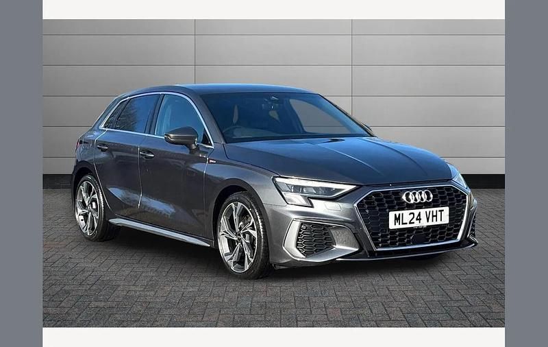 Used Audi A3 S-Line 110 HP (80 kW) 2024 Grey Hatchback