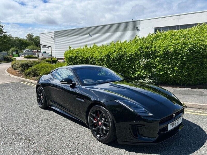 Black Used 2018 Jaguar F-Type R-Dynamic Coupe | £31,900 (Fair price) - Image 1/4