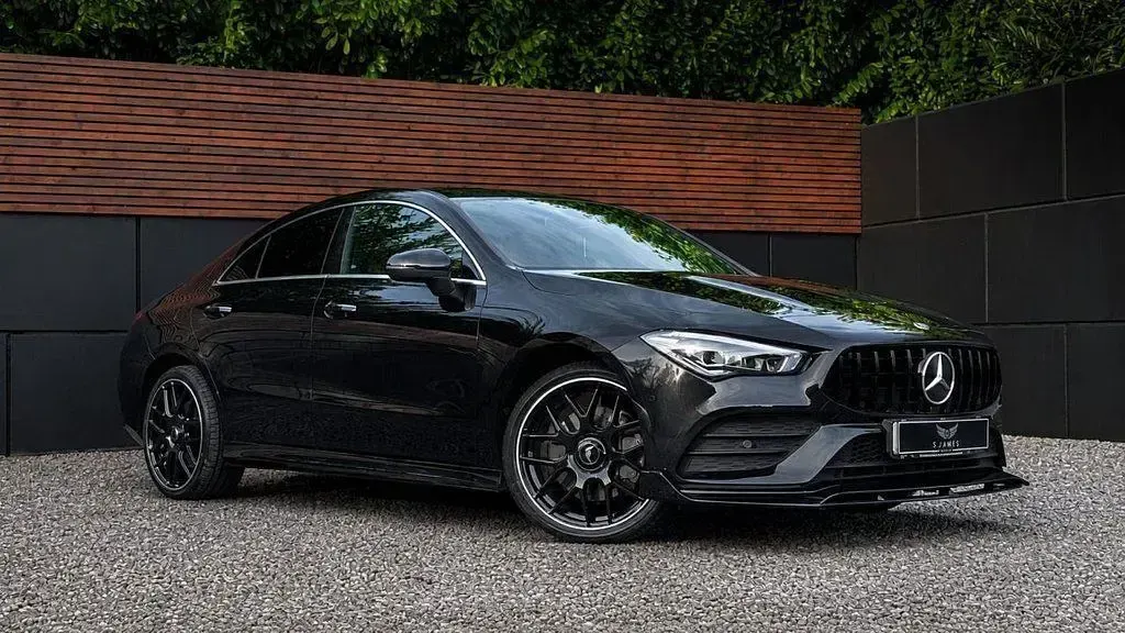 Used Mercedes CLA180 AMG line 2019 Black Coupe