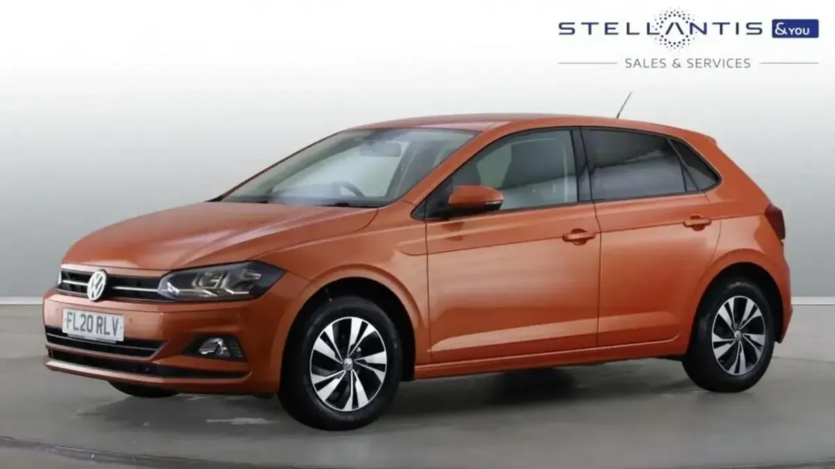 Used VW Polo Match 94 HP (69 kW) 2020 Orange Hatchback
