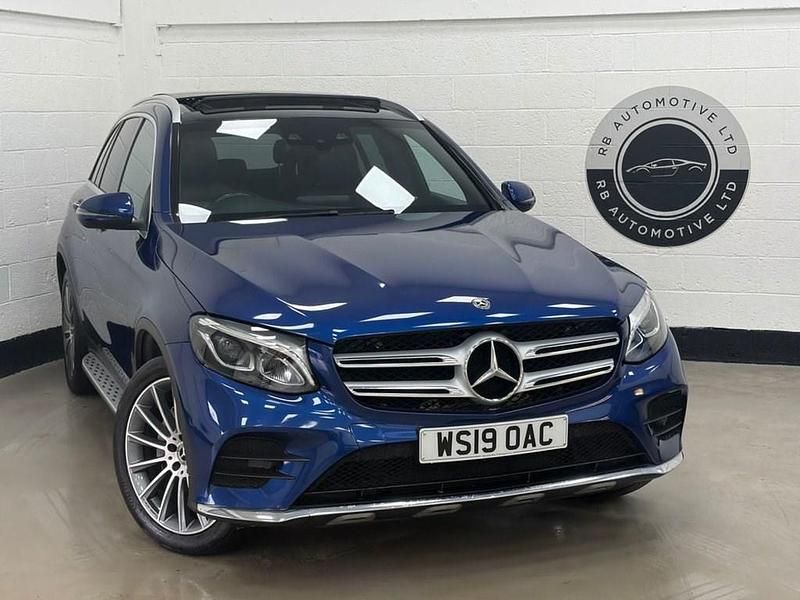 Used Mercedes GLC220 AMG line 194 HP (142 kW) 2019 Blue SUV
