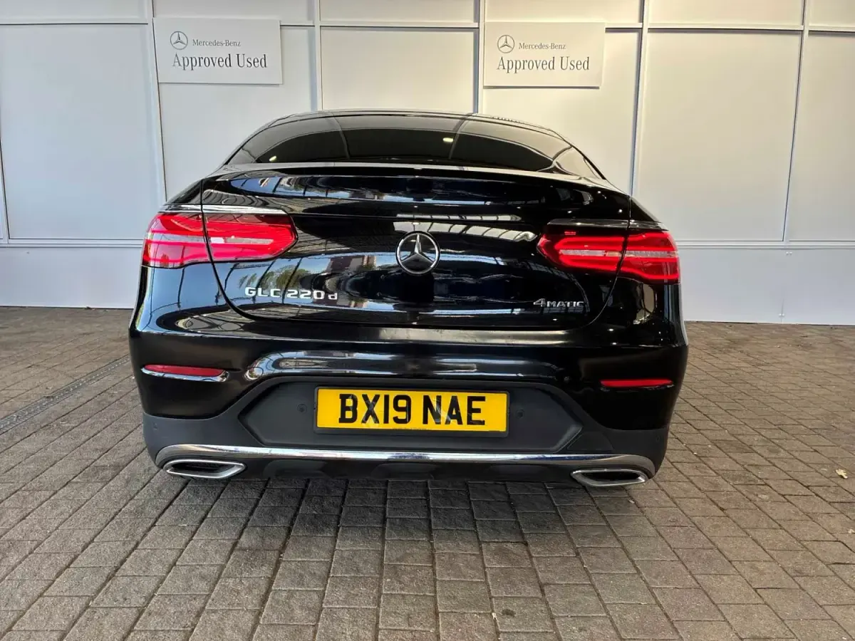 Usado Mercedes GLC220 AMG line 2019 Preto Coupé