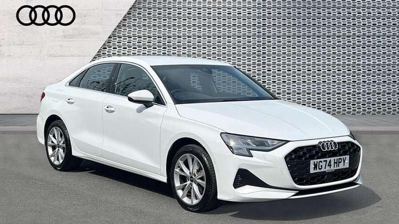 White Used 2024 Audi A3 Sport Sedan | £21,232 (Super price) - Image 1/4