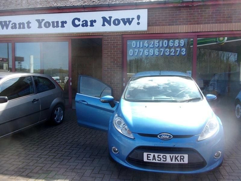 Used Ford Fiesta Zetec 70 HP (51 kW) 2009 Blue Hatchback