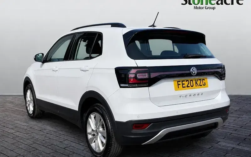 Used VW T-Cross SE 116 HP (85 kW) 2020 White SUV