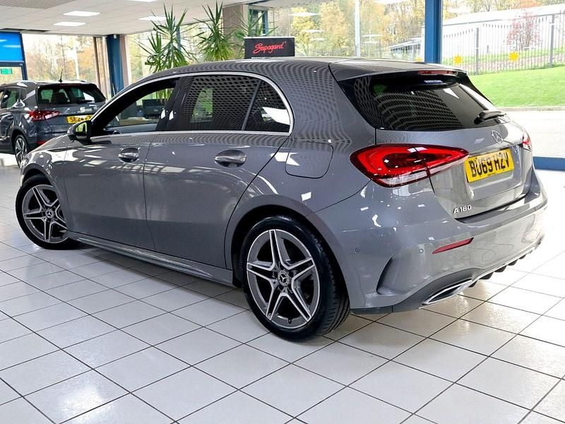 Used Mercedes A180 AMG Line Premium 136 HP (100 kW) 2019 Grey Hatchback