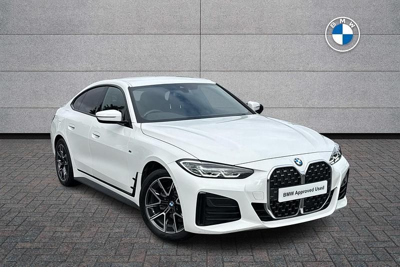 White Used 2023 BMW 420 Gran Coupé M Sport Coupe | £29,990 (Fair price) - Image 1/4