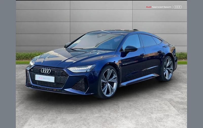 Used Audi RS7 Design 591 HP (434 kW) 2020 Blue Hatchback