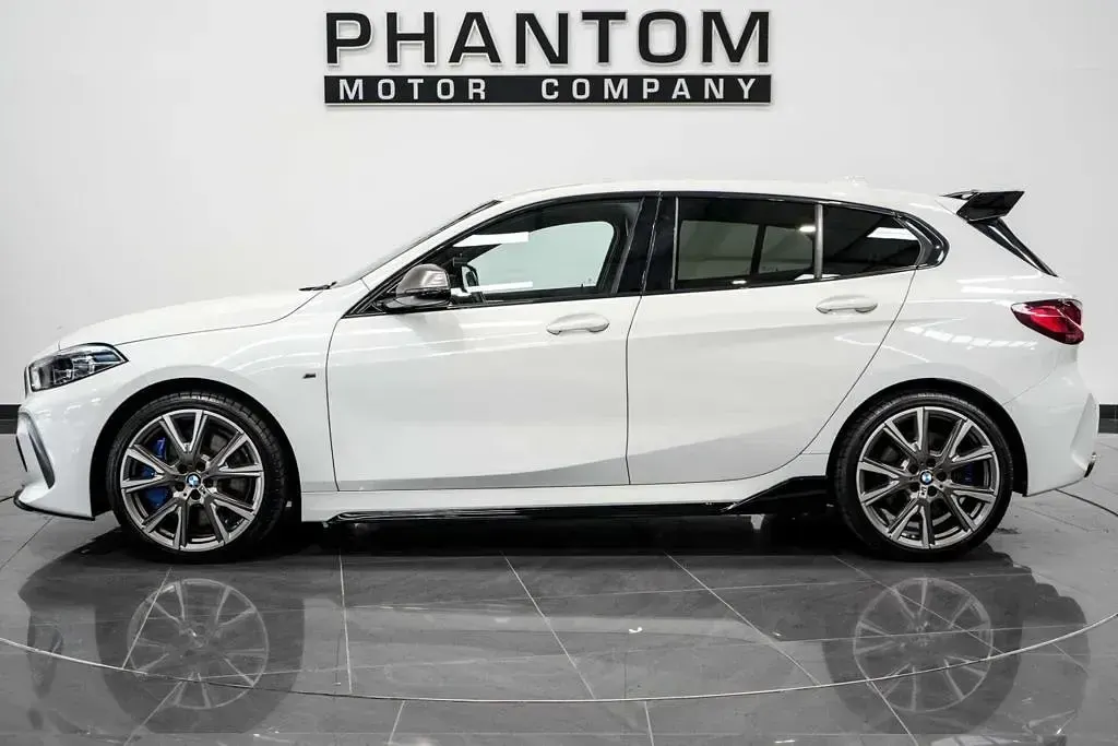 Used BMW M135 Comfort Edition 306 HP (225 kW) 2020 White Hatchback