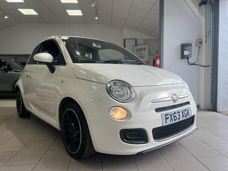 White Used 2013 Fiat 500 S Hatchback | £4,495 (Fair price) - Image 1/4