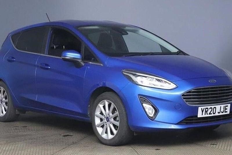 Used Ford Fiesta Titanium 125 HP (91 kW) 2020 Blue Hatchback