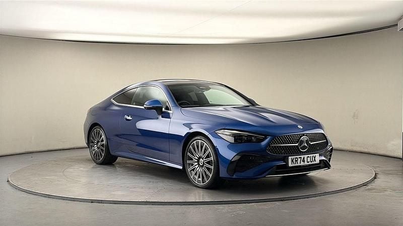 Used Mercedes CLE450 AMG line 2023 Spectral blue Coupe