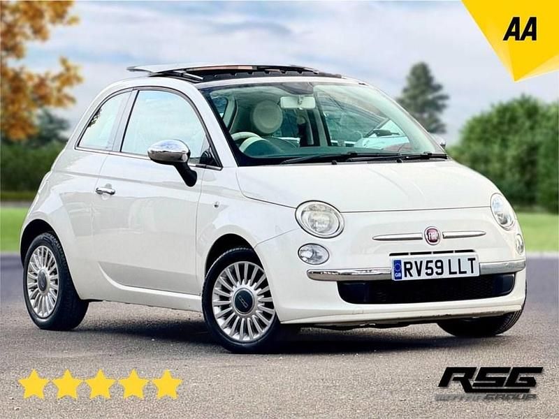 White Used 2009 Fiat 500 Lounge Hatchback | £3,000 (Fair price) - Image 1/4