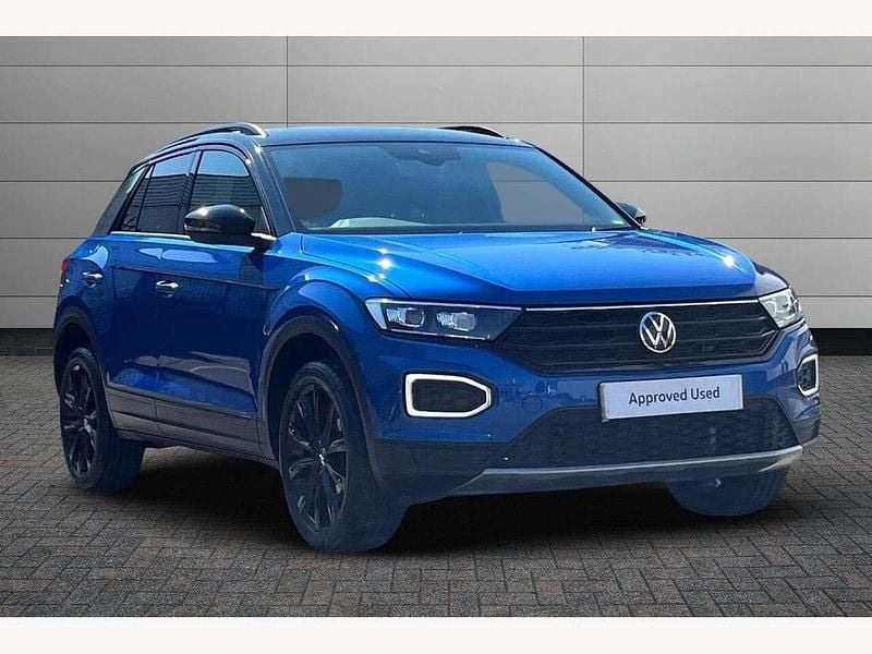 Blue Used 2021 VW T-Roc Black Edition SUV | £21,995 (Fair price) - Image 1/4