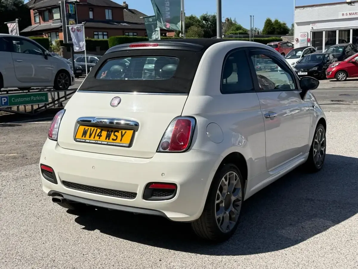 Used Fiat 500C S 2014 White Cabriolet