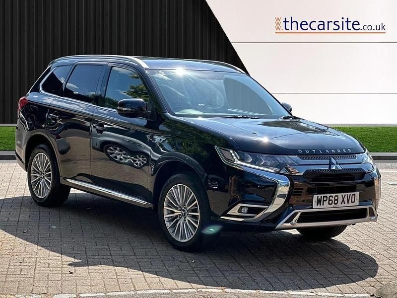 Black Used 2018 Mitsubishi Outlander P-HEV Estate | £15,495 (Expensive) - Image 1/3