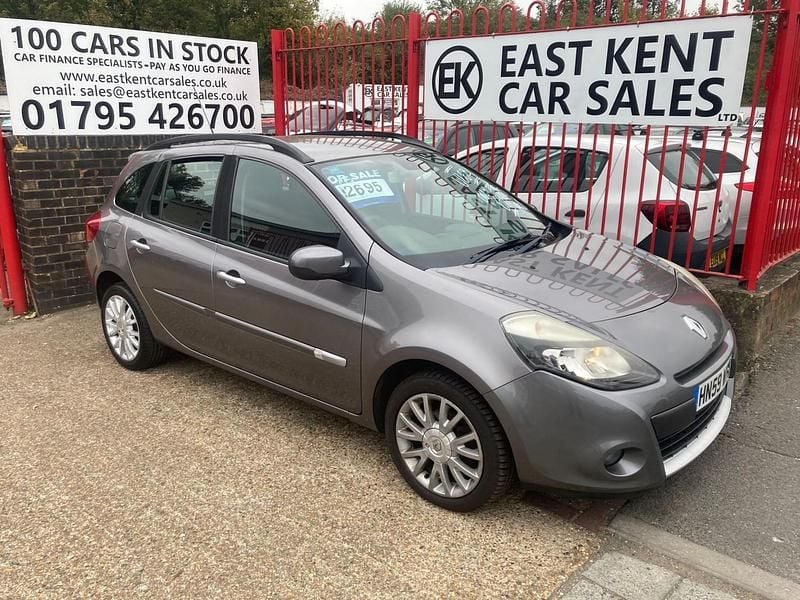 Grey Used 2009 Renault Clio GrandTour Dynamique Estate | £2,350 (Fair price) - Image 1/4