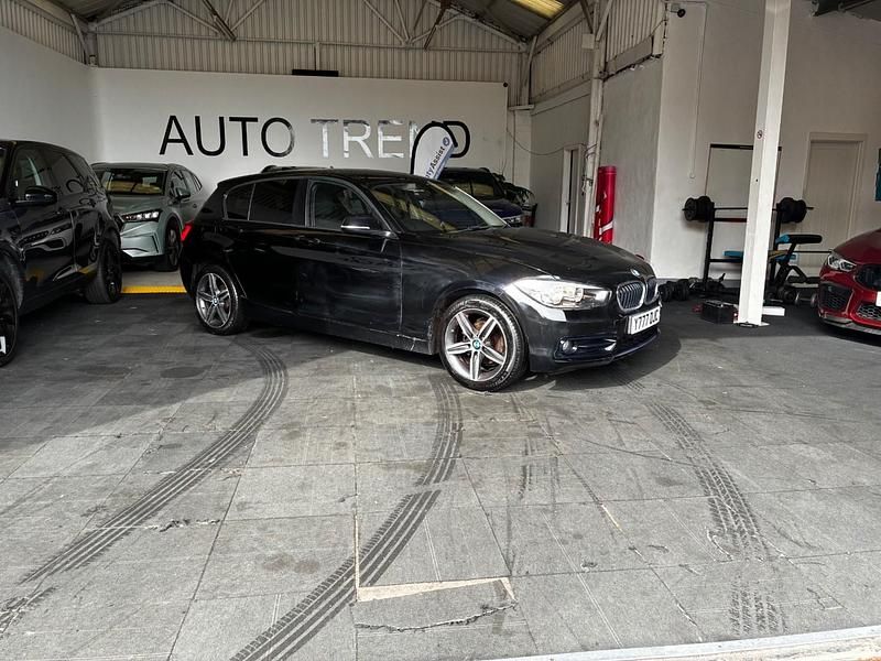 Used BMW 116 Sport Line 116 HP (85 kW) 2018 Black Hatchback