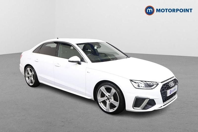 White Used 2023 Audi A4 S-Line Sedan | £23,749 (Fair price) - Image 1/1