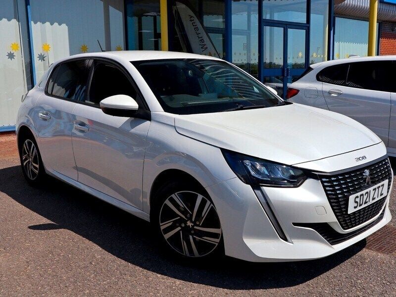 White Used 2021 Peugeot 208 Allure Premium Hatchback | £11,289 (Fair price) - Image 1/4